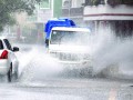 Flooded roads