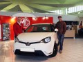 BTCC racer Andrew Jordan picks up his new MG3.