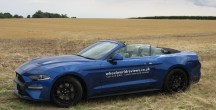 Ford Mustang Convertible road test report and review - a great looking car with tremendous road presence.