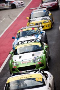 Mazda MX5. Britcar, Silverstone.