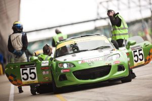 Mazda MX5. Britcar, Silverstone.