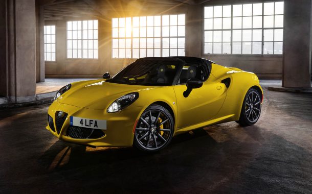 Alfa Romeo reveals 4C Spider prices