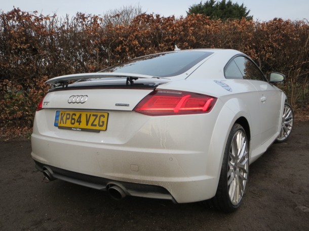 Audi TT Coupe S line quattro 230 PS S tronic road test report and review