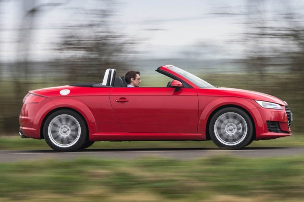 Audi TT Roadster road test review - third generation model boasts sharper handling.