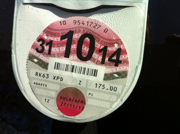 Car tax disc rule changes