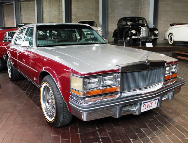 The Cadillac was purchased by Elvis in October 1976.