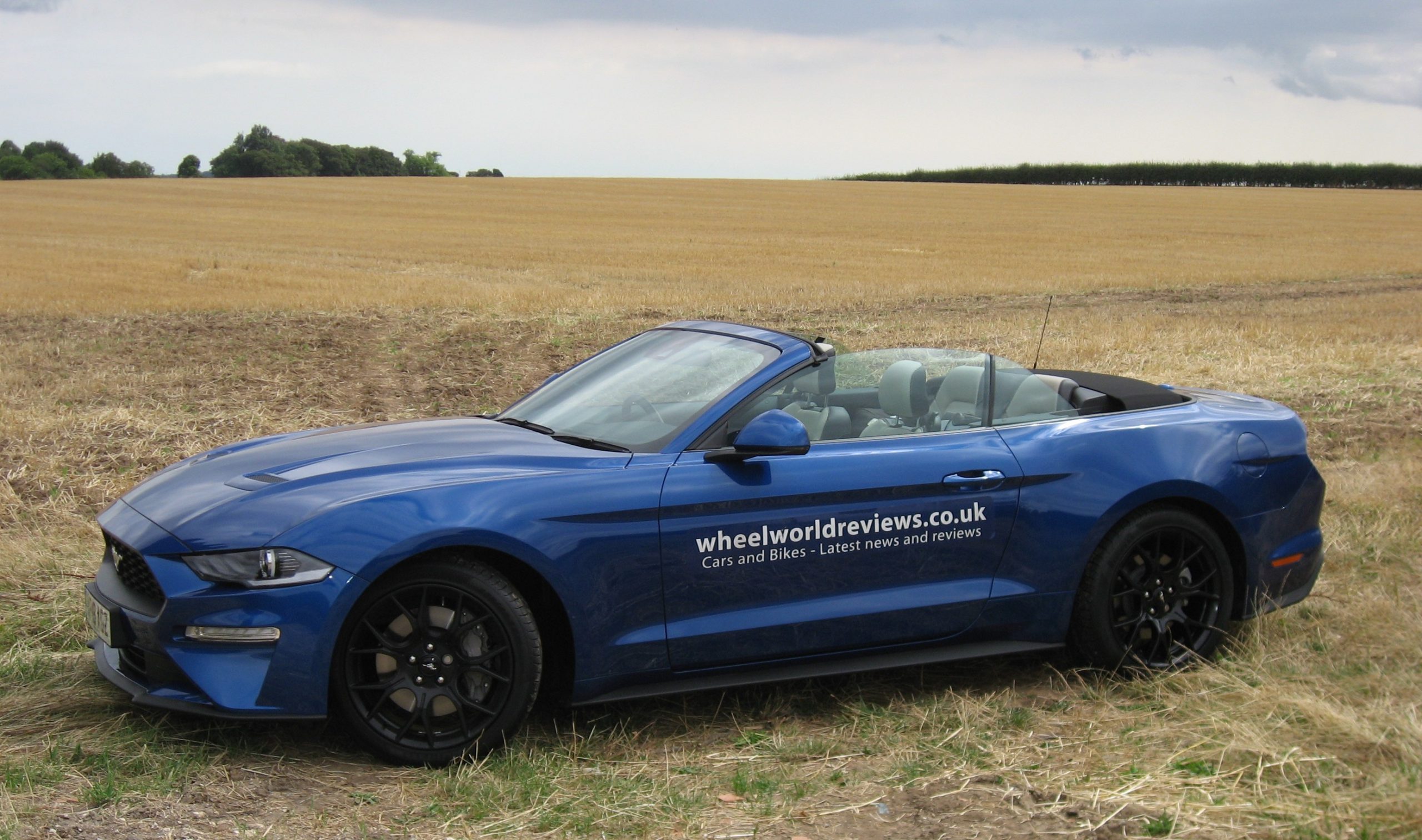 Ford Mustang Convertible road test report and review - a great looking car with tremendous road presence.