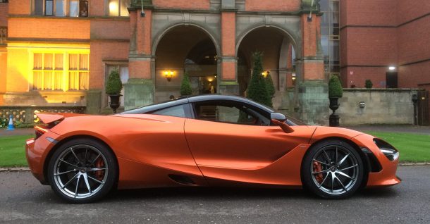 The McLaren 570S with its pivoting doors is a sight to behold.