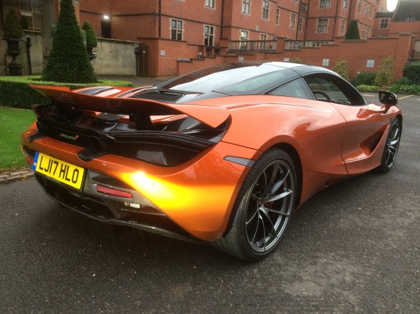 The McLaren 570S with its pivoting doors is a sight to behold.