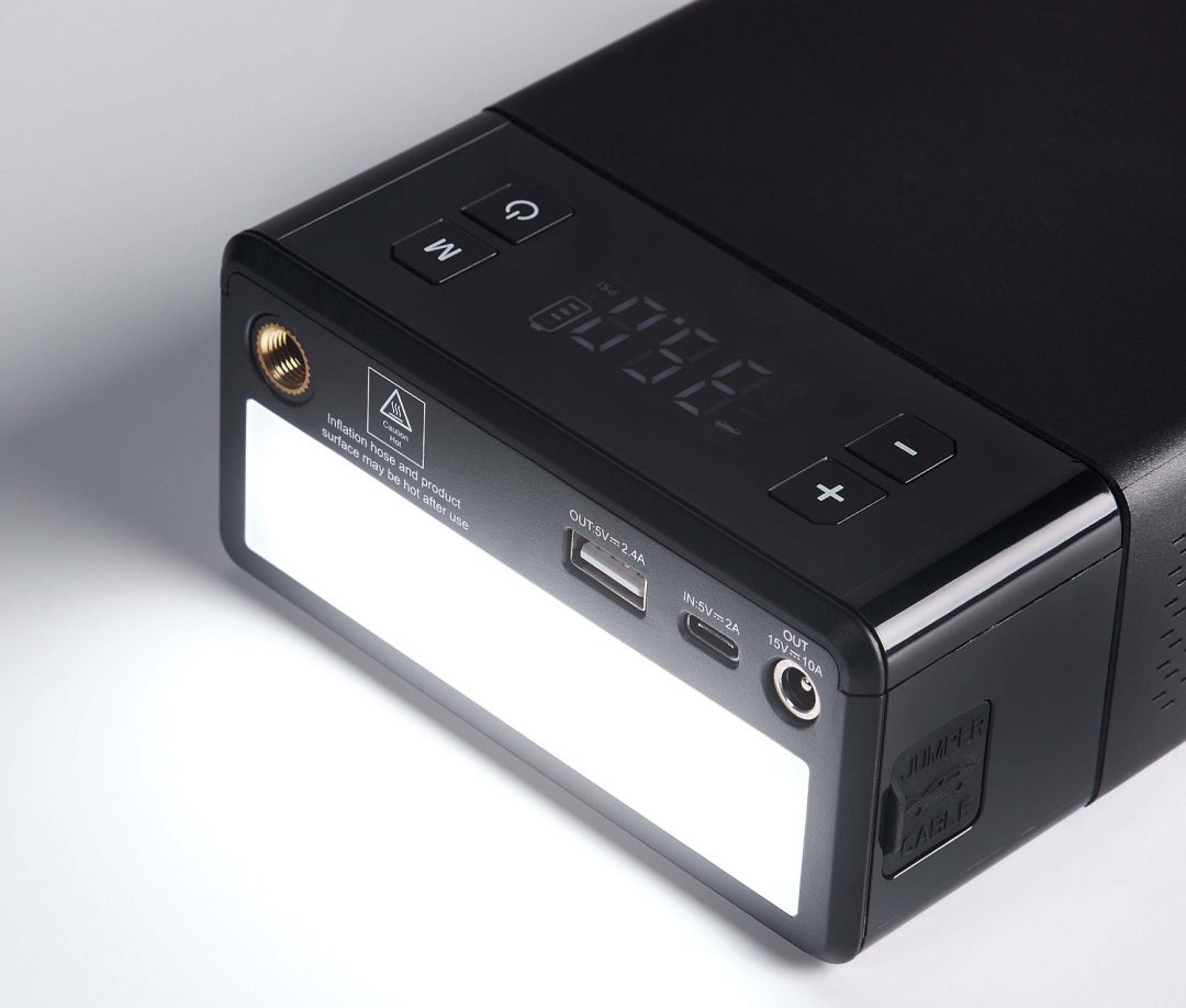 Ring's 5-in-1 lithium jump starter is a handy piece of kit to keep in our boot