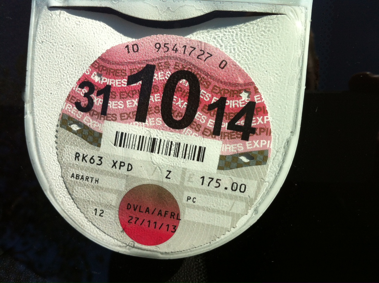 Road tax changes come into force from October 1, 2014